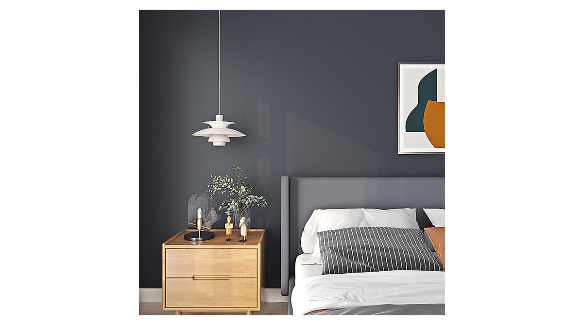 Livelynine Dark Grey Peel and Stick Wallpaper - Renter Friendly