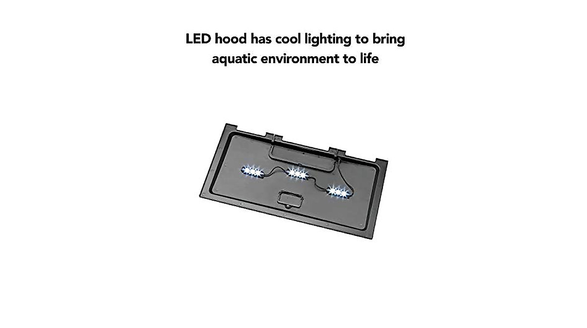 Aqueon 10 Gallon Aquarium Kit with LED Lighting & Filter