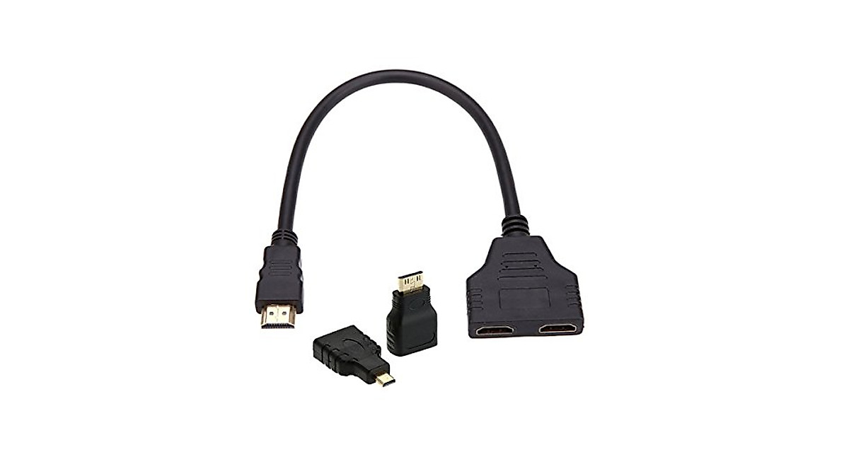 Chenyang CY HDMI Dual Splitter Adapter for Multiple Displays