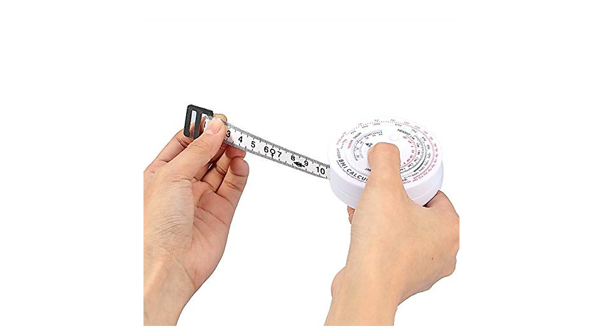 BMI Body Mass Index Retractable Tape Measure for Weight Loss & Fitness