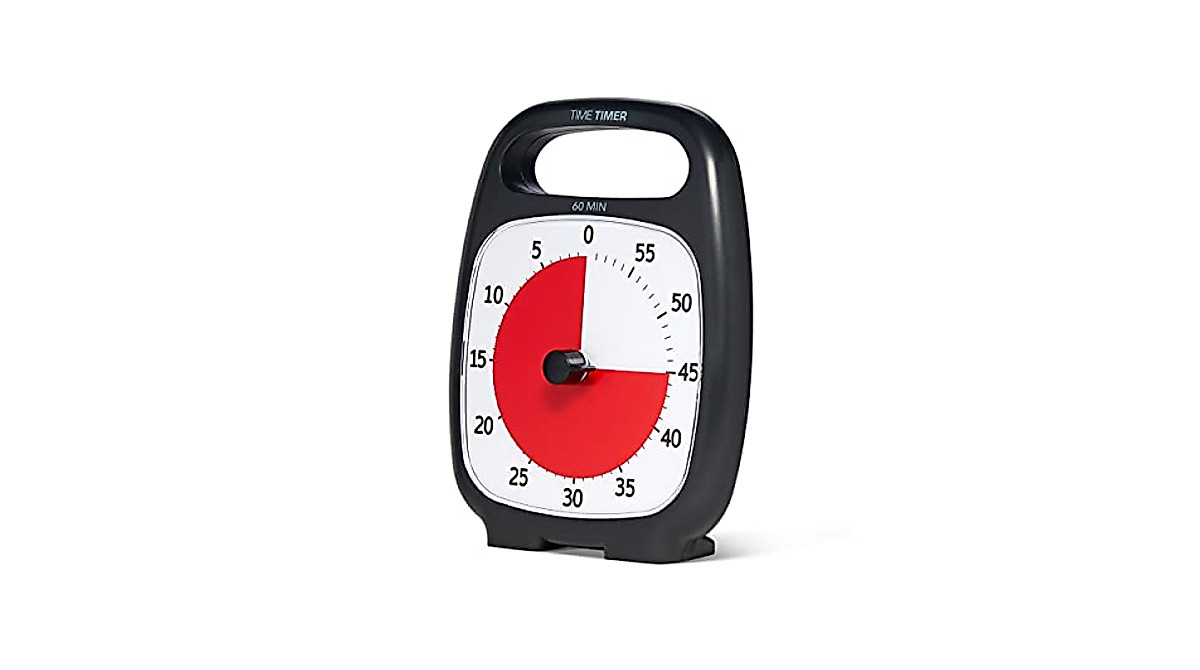 TIME TIMER PLUS 60-Minute Visual Timer for Classroom & Office