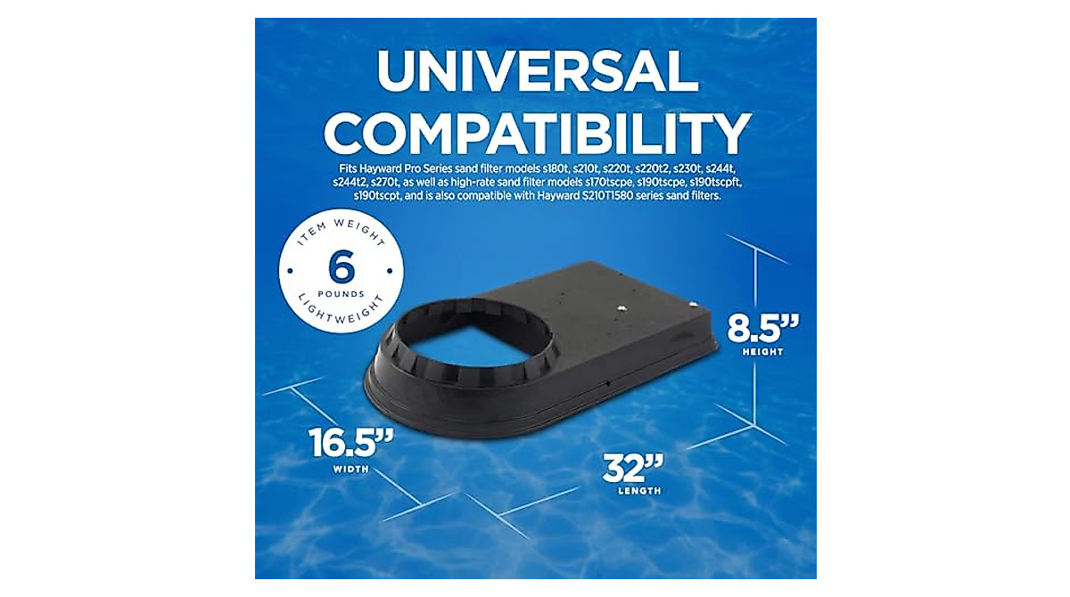 Hayward Base De Filtro SX180K Con Tornillos Y Arandelas De Repuesto Para Filtro De Arena Hayward Seleccionado