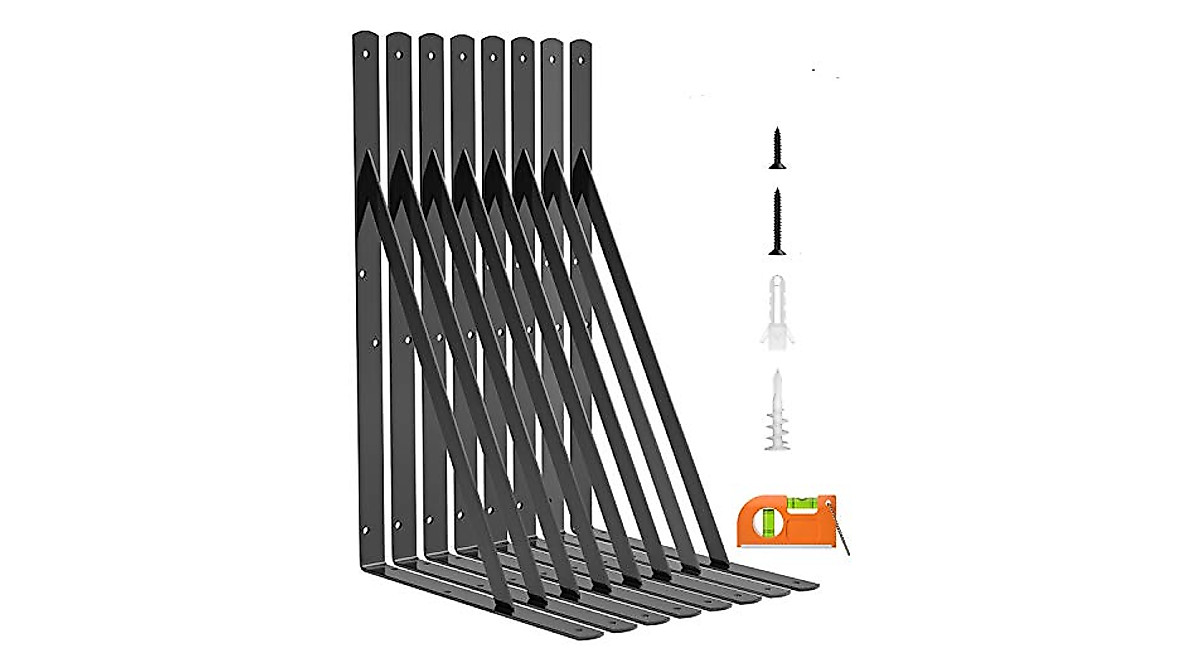 Heavy Duty Shelf Brackets 18-Inch Pack for Strong Storage