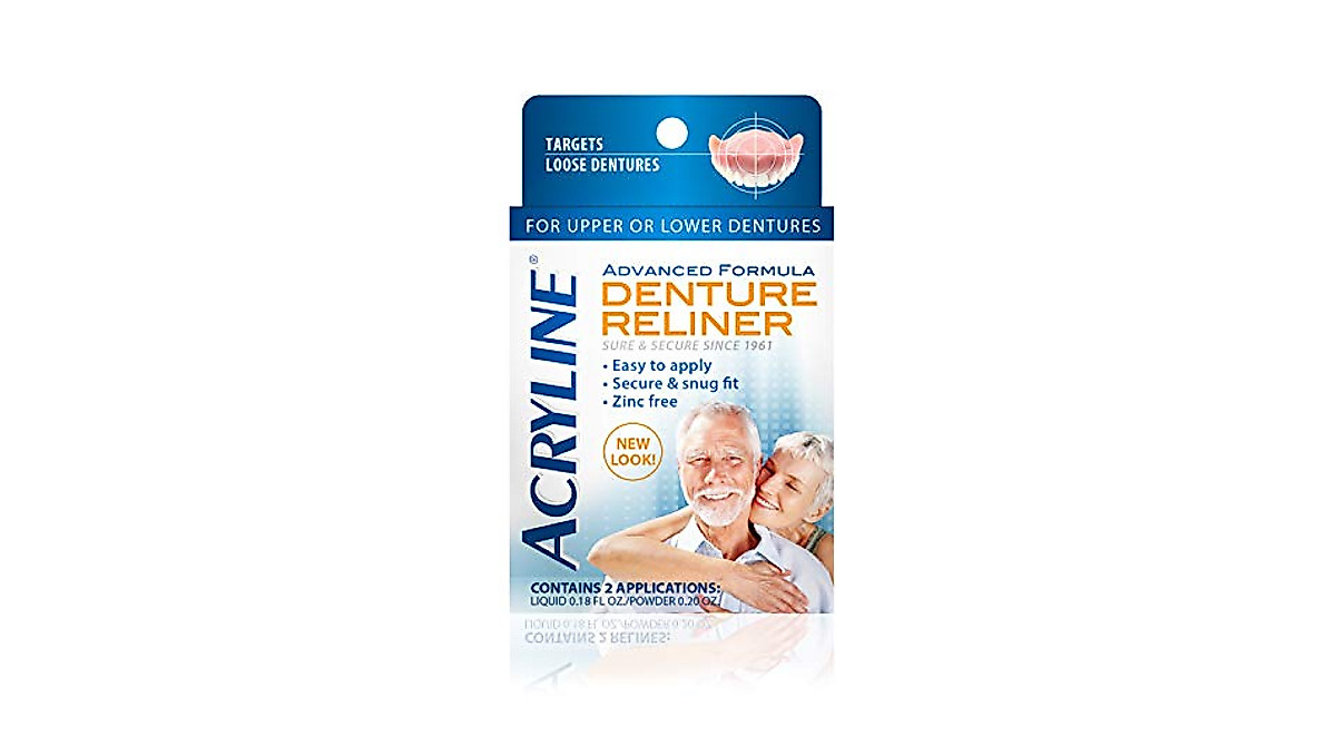 Acryline Denture Reliner - Secure Fit for Upper & Lower