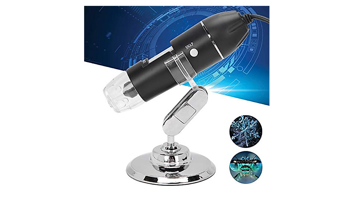 1600X HD Digital USB Microscope | Portable Coin & Kids Use