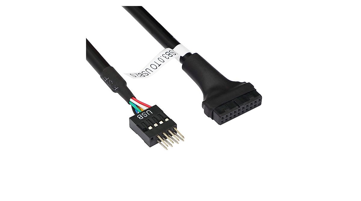 SinLoon USB 3.0 to USB 2.0 Header Adapter - 2 Pack for Data Transfer