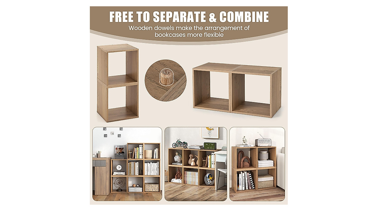 LOKO Stackable Cube Storage Organizer - Stylish & Durable