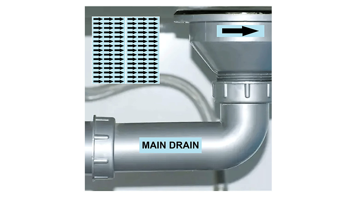 Waterproof Pool Equipment Labels - 125 Adhesive Stickers