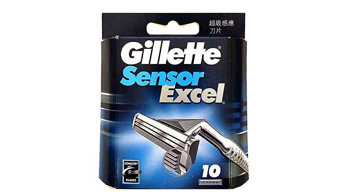 Gillette Sensor Excel Razor Blades - 50 Count Bulk Pack for Smooth Shaves
