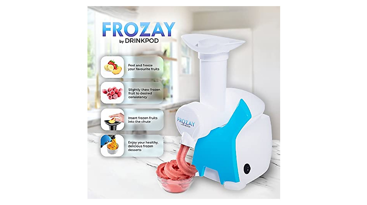 Drinkpod Frozay Healthy Frozen Dessert Maker - Vegan & Dairy-Free Ice Cream