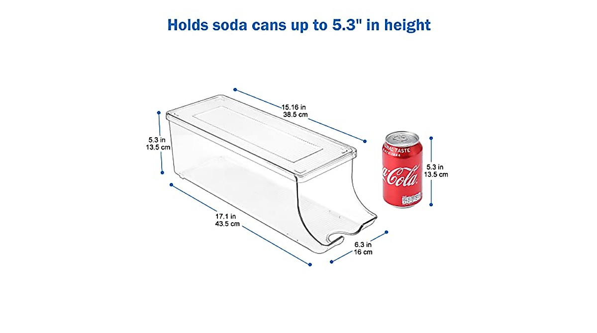 Puricon 2 Pack Soda Can Organizer Dispenser for Refrigerator & Pantry