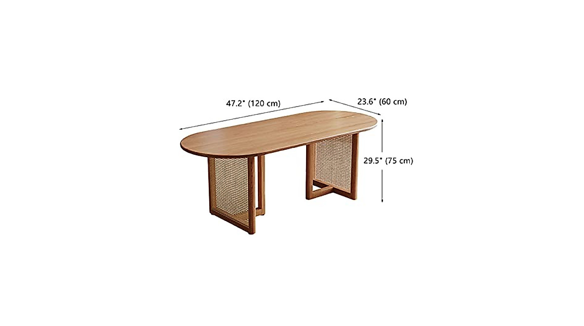 Elegant Solid Wood Oval Dining Table for Your Home