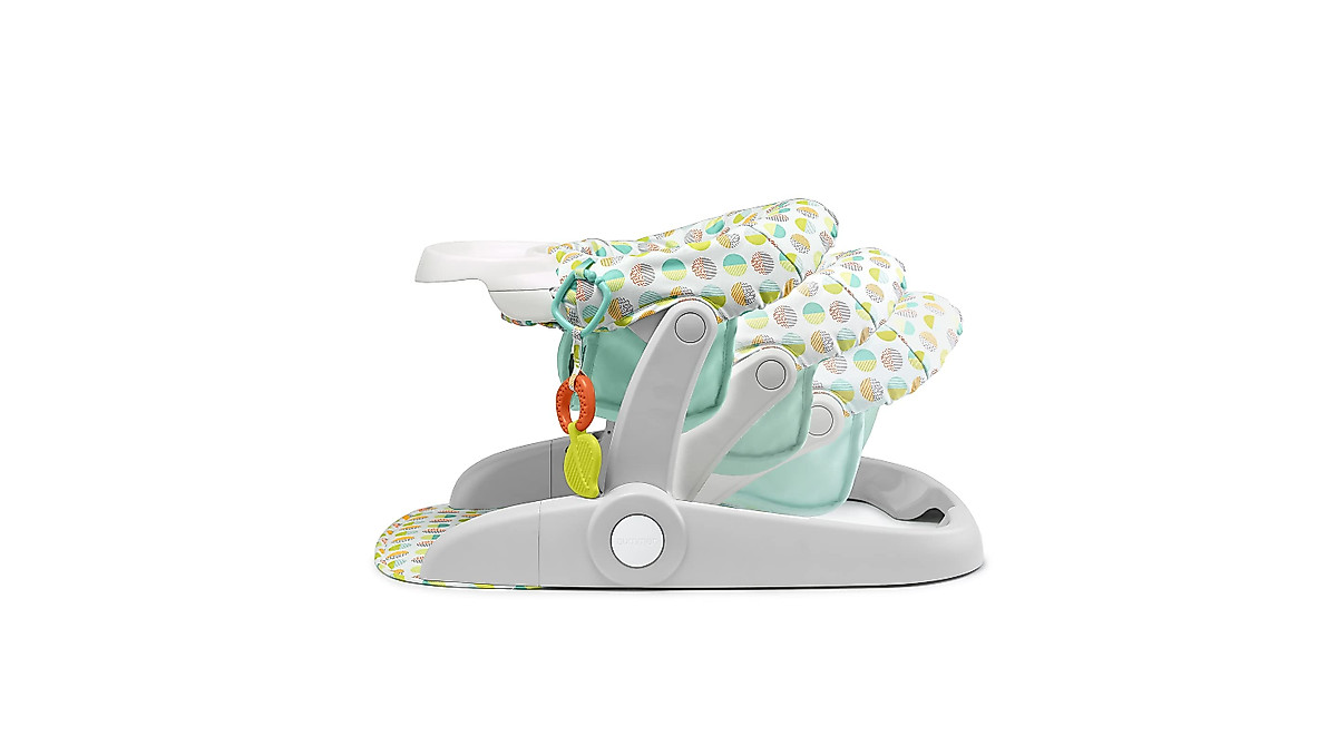 Summer Infant Learn-to-Sit Floor Seat - 3 Position Baby Seat With Toys & Safety Harness