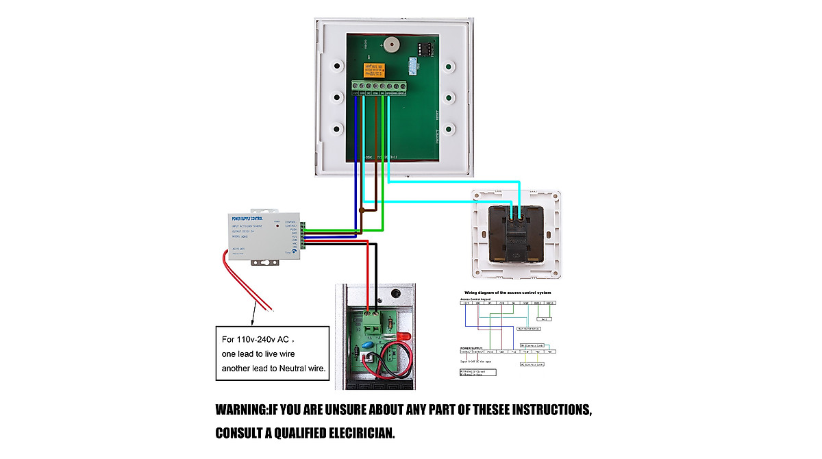 AGPTEK RFID Door Access Control System Kit | Home Security & Auto Access