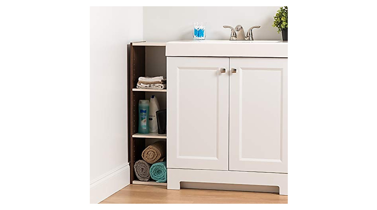 IRIS USA 3-Tier Cubby Storage Bookshelf - Adjustable & Space-Saving