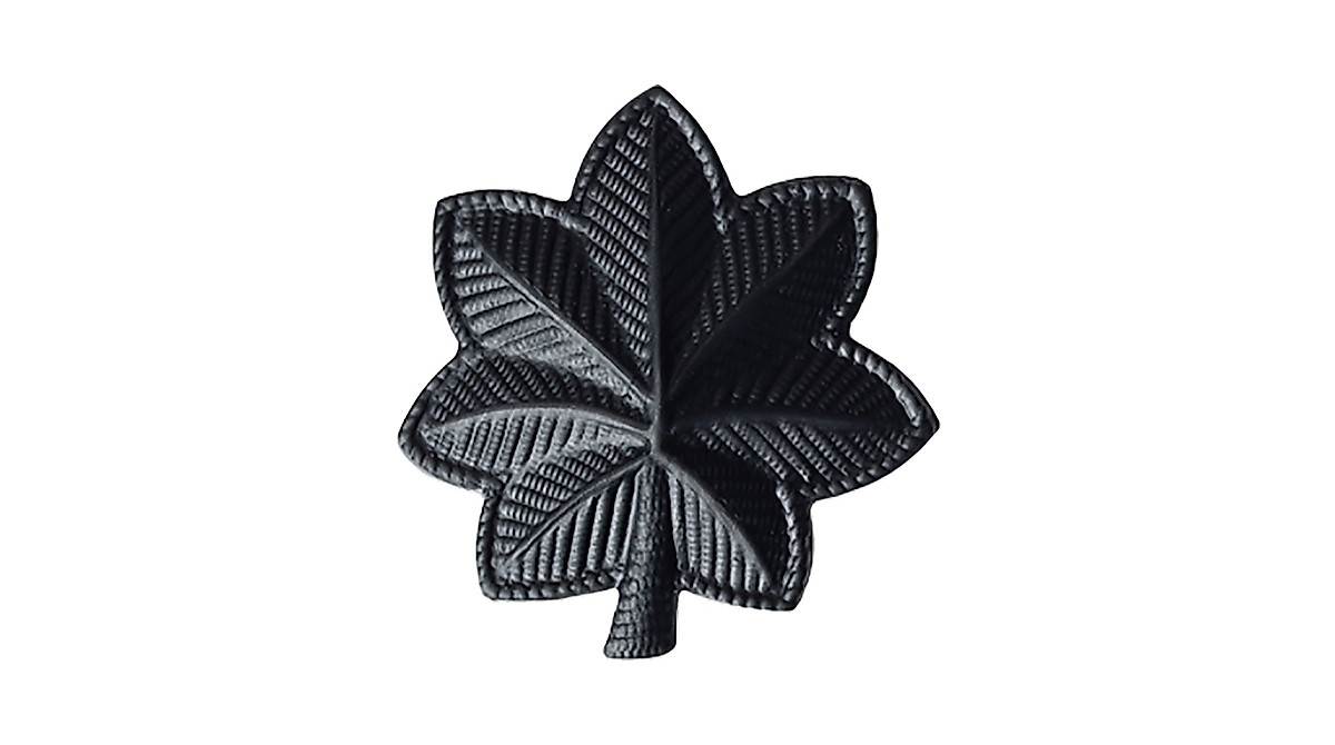 US Army Black Metal Lieutenant Colonel Rank Pins - Pair