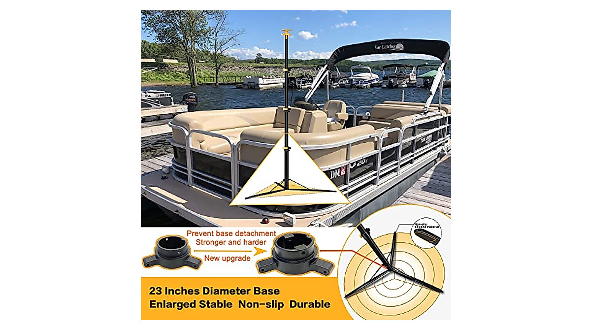 Adjustable Boat Cover Support Poles for All Boats