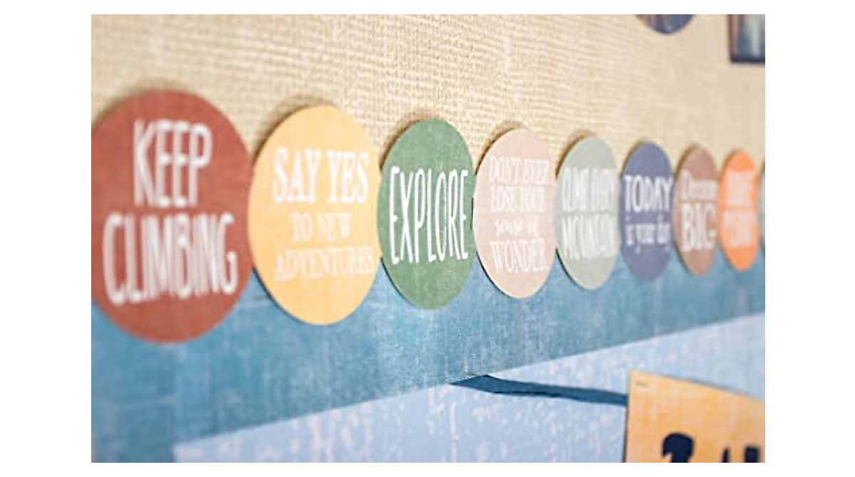 Teacher Created Moving Mountains Die-Cut Border Trim