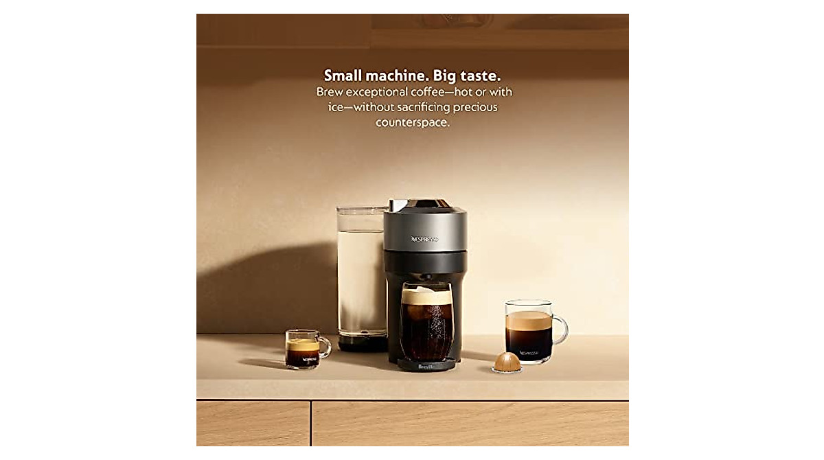 Nespresso Vertuo POP+ Deluxe Machine with Frother