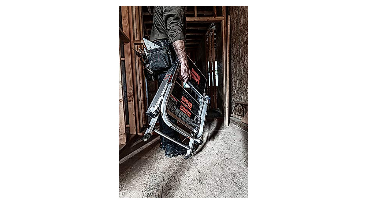Little Giant Ladders, Safety Step, 2-Step, 2 foot, Step Stool, Aluminum ...