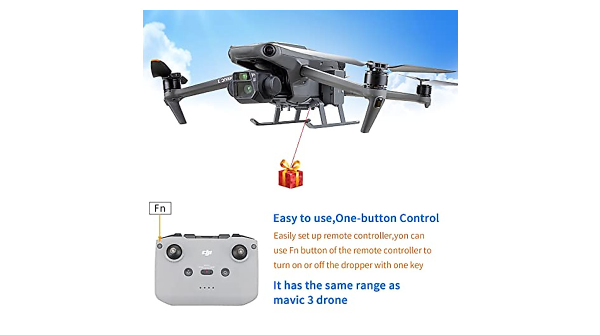 Hanatora Payload Dropper for DJI Mavic 3 | Precise Airdrop Device