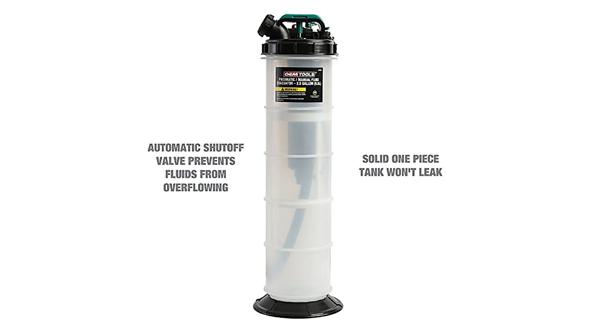 OEMTOOLS 10 Quart Manual Fluid Extractor for Quick Draining