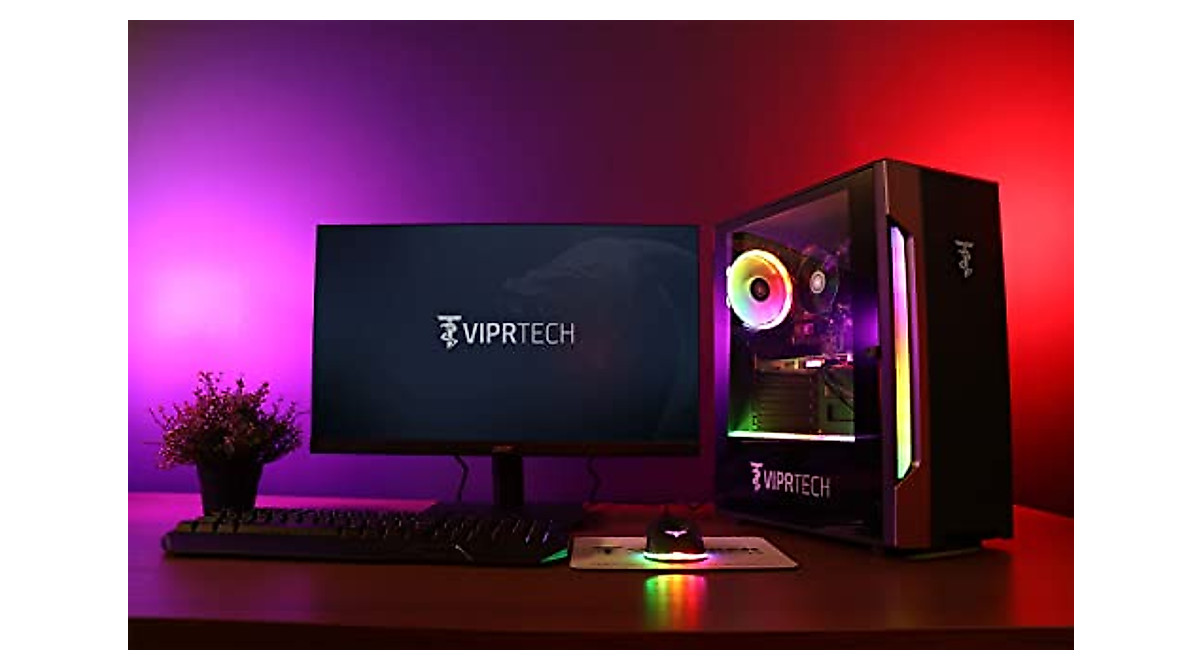 ViprTech Snowstorm Gaming PC - High Performance & RGB