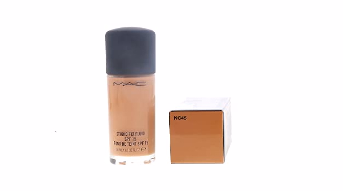 MAC Studio Fix Fluid Foundation SPF 15 NC45 - Flawless Matte Coverage