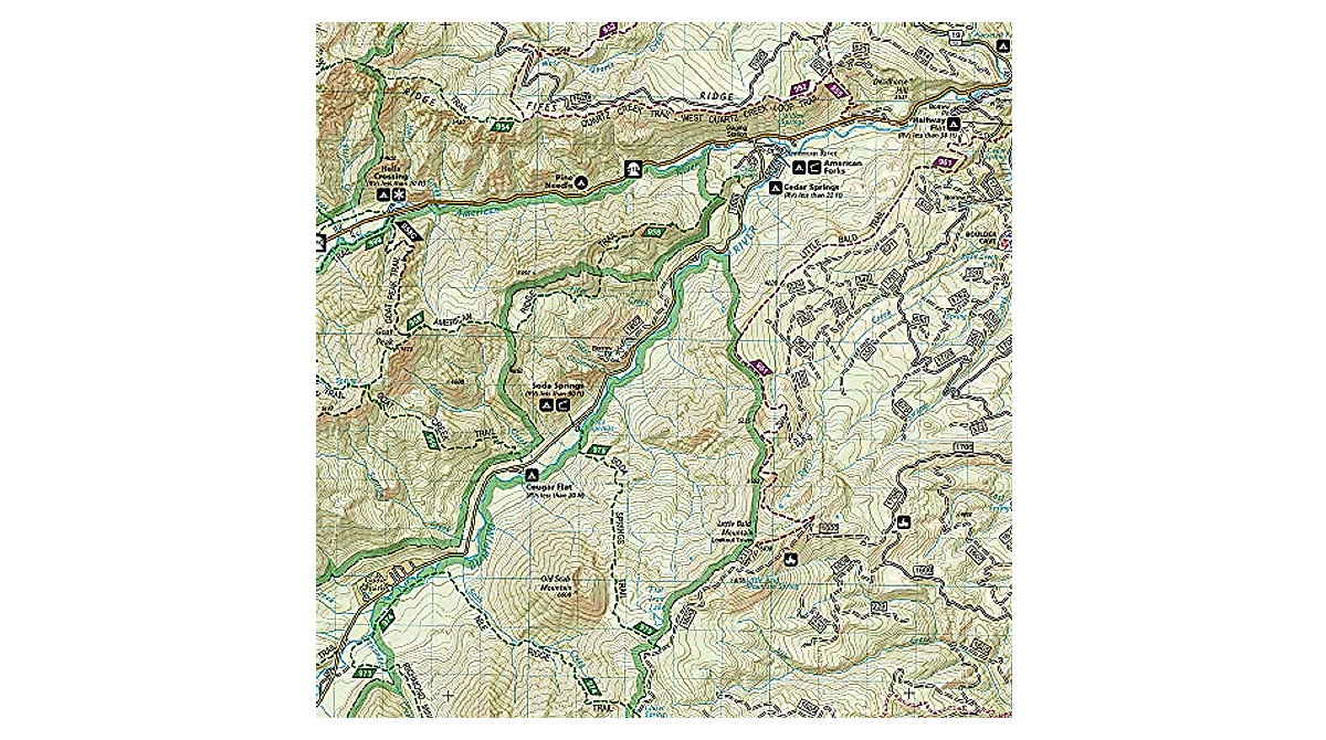 Goat Rocks Wilderness Map: Explore Central Washington Trails