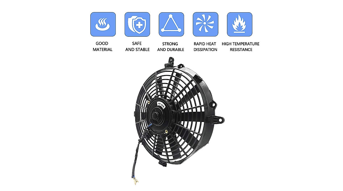 Pumplus Solar 12V DC Cooling Fan for Chicken Coops