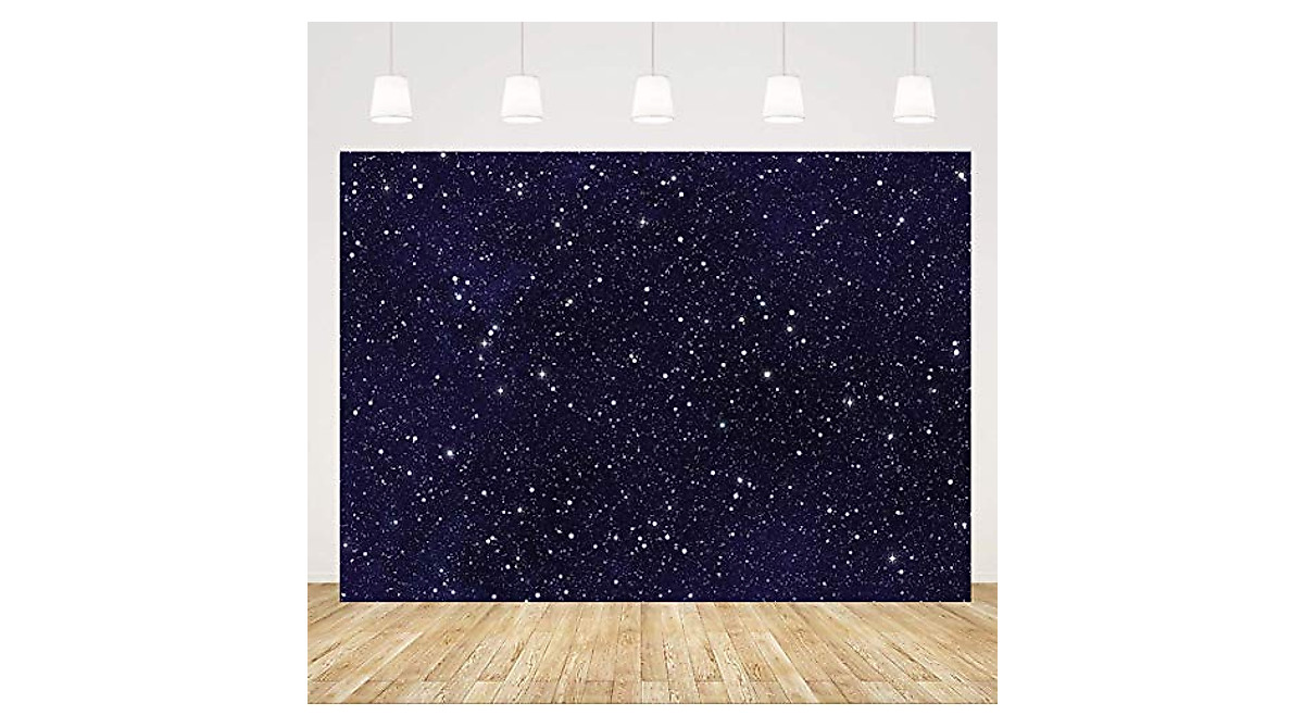 Stunning Night Sky Star Backdrop for Events & Photography