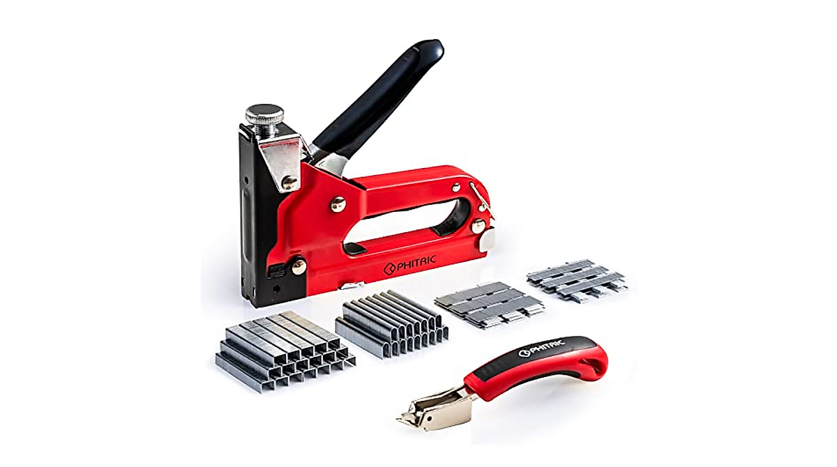 Heavy Duty Upholstery Staple Gun with 4-in-1 Functionality | Powerful ...