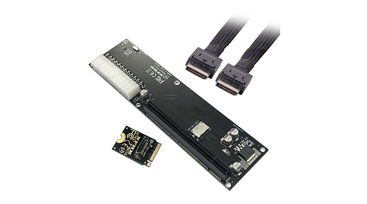 Xiwai Oculink SFF-8611 Data Cable & PCI-E 3.0 Card for GPD Win Max2