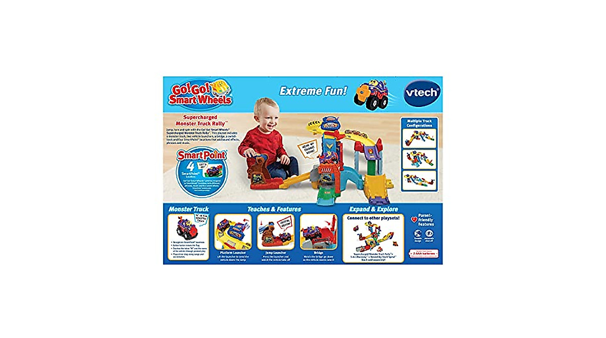VTech Go! Go! Smart Wheels Monster Truck Rally - Fun Educational Play