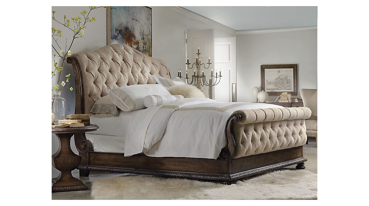 Hooker Rhapsody Tufted Upholstered Sleigh Bed