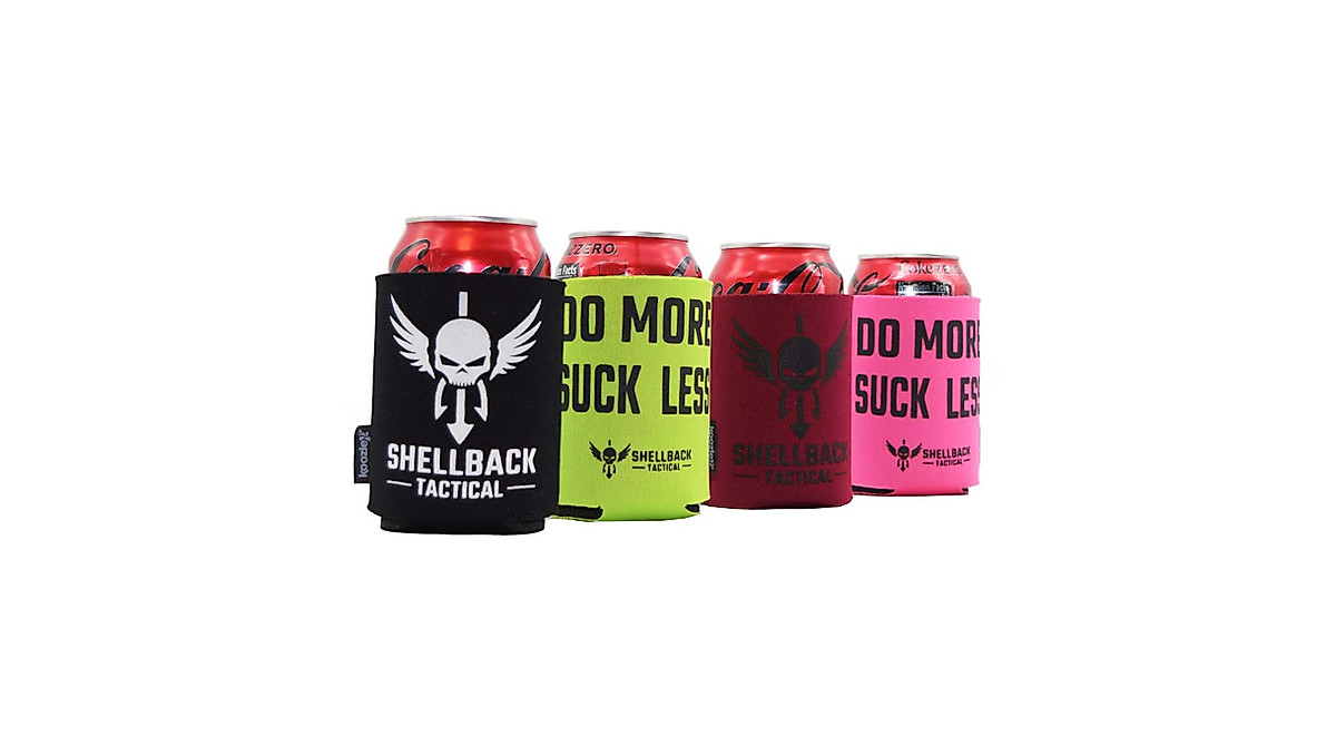 Shellback Tactical Cool Pink Can Insulator - Keeps Drinks Cold