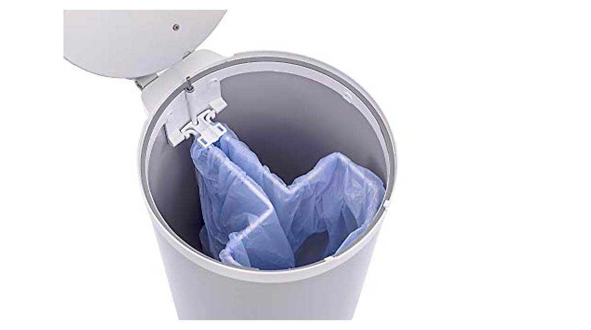 Bubula Steel Diaper Pail with Odor Control & Hands-Free Operation