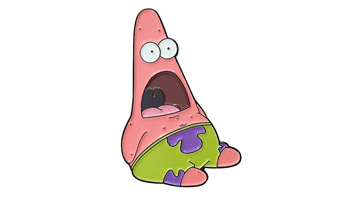 Shocked Patrick Pin | Official Spongebob Collectible