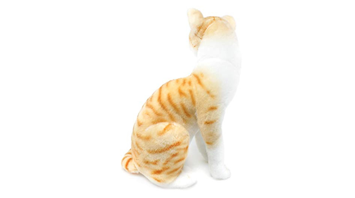 VIAHART Tobias Plush Orange Tabby Cat - Huggable Toy