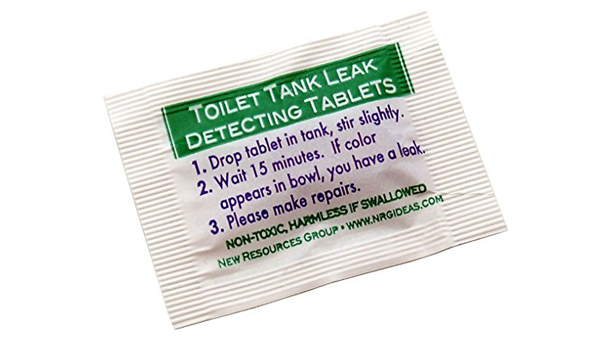Detect Hidden Toilet Leaks with Easy Blue Dye Tablets