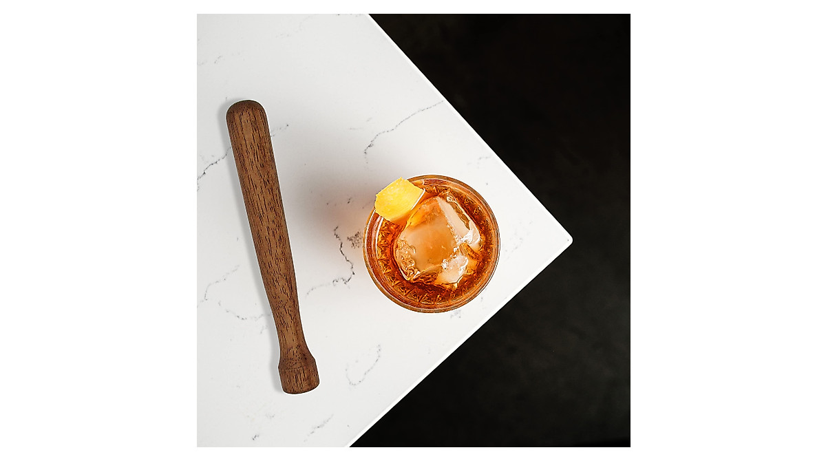 Hudson & Lane Wooden Cocktail Muddler for Perfect Mixes