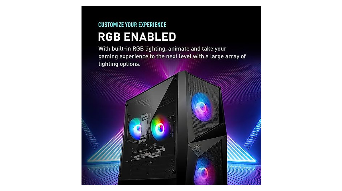 MSI Codex R Gaming Desktop with Intel i5 & RTX 4060 | Powerful & Upgradable