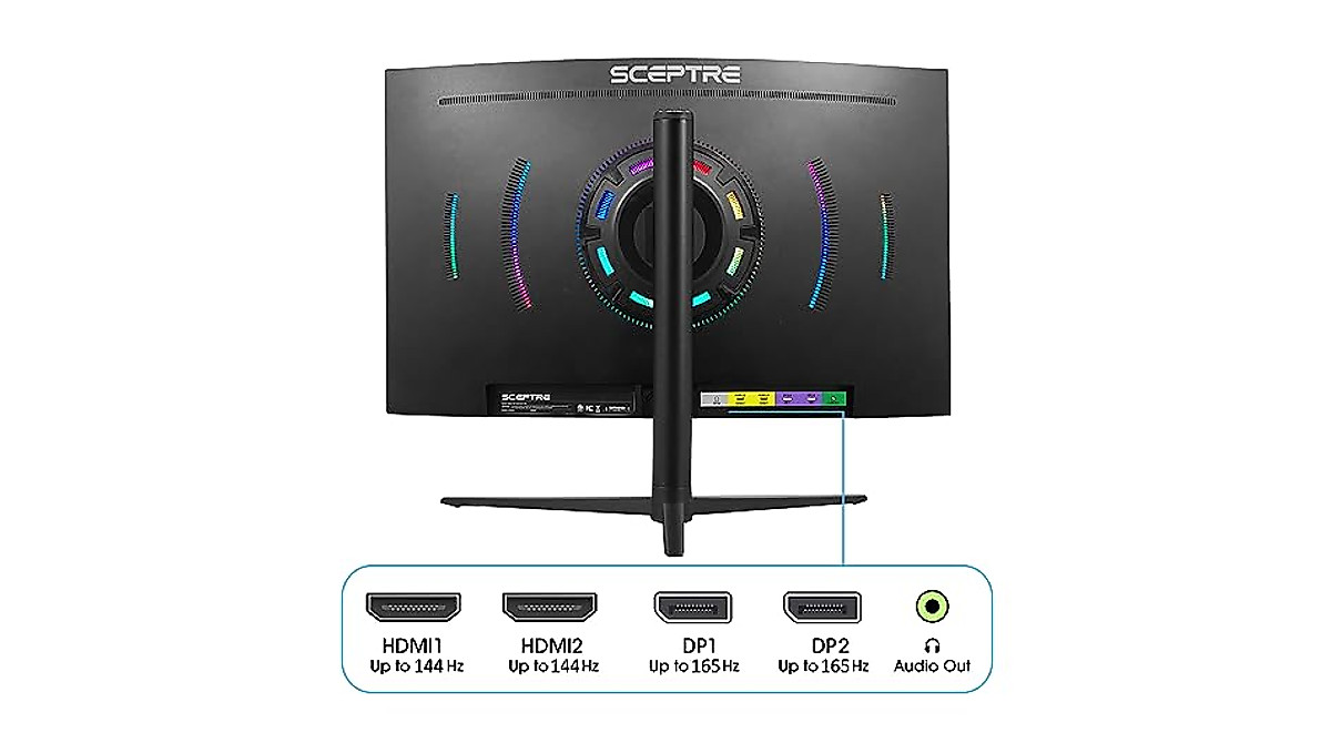 Sceptre 27-inch 2K Gaming Monitor - 165Hz, 1ms, FreeSync