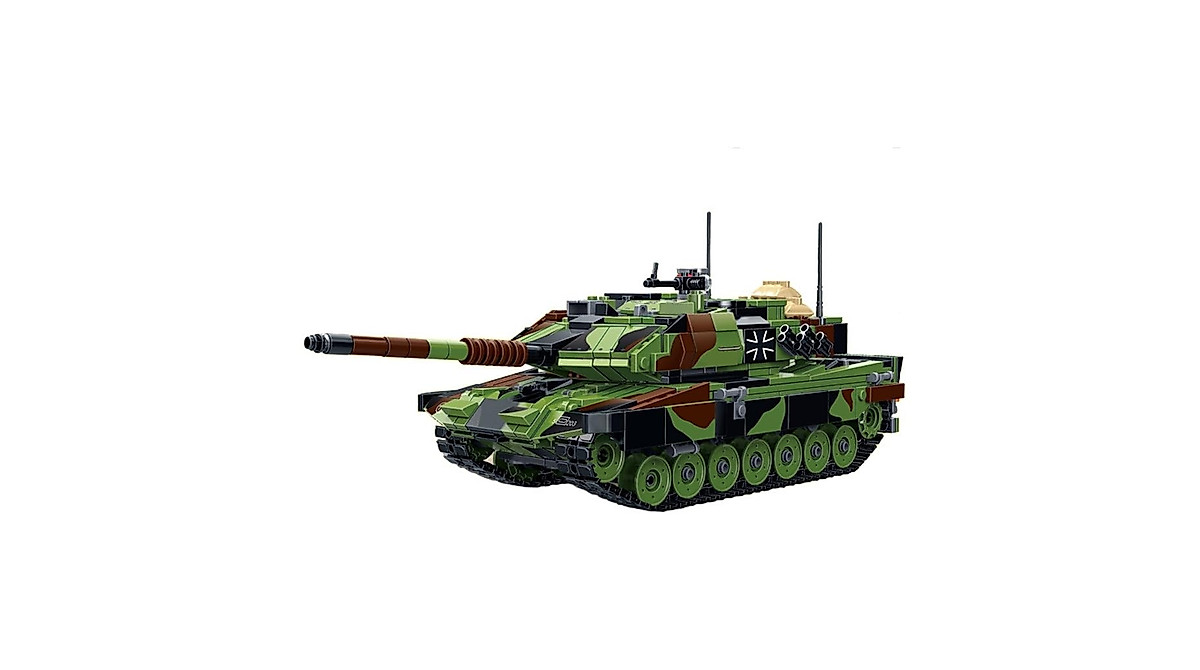 Build the Leopard 2A6 Tank with General Jim's WW2 Military Blocks