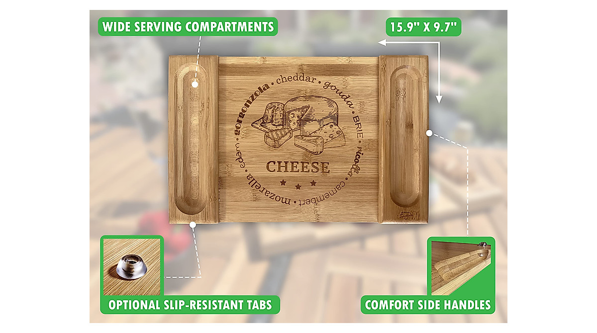Elegant Bamboo Charcuterie Board - Perfect Gift Set