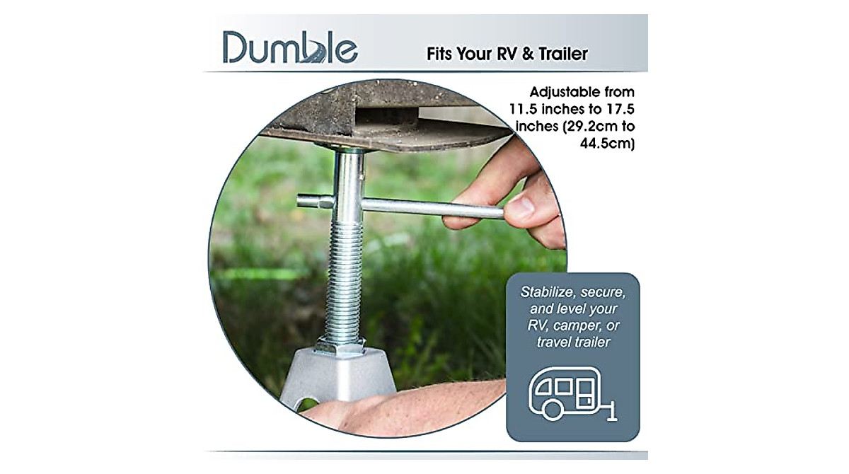 Dumble RV Stabilizer Jacks - Heavy Duty Camper Leveling Blocks