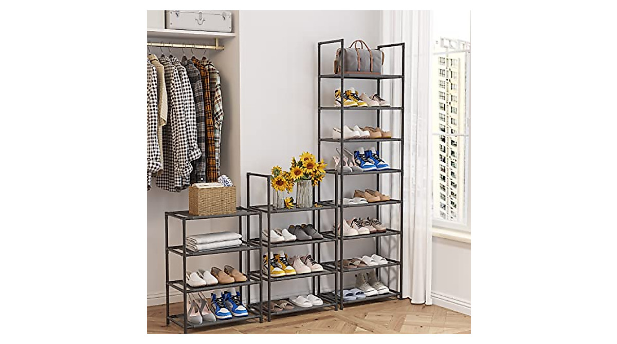 Z&L HOUSE 8-Tier Shoe Rack - Space-Saving & Durable Organizer