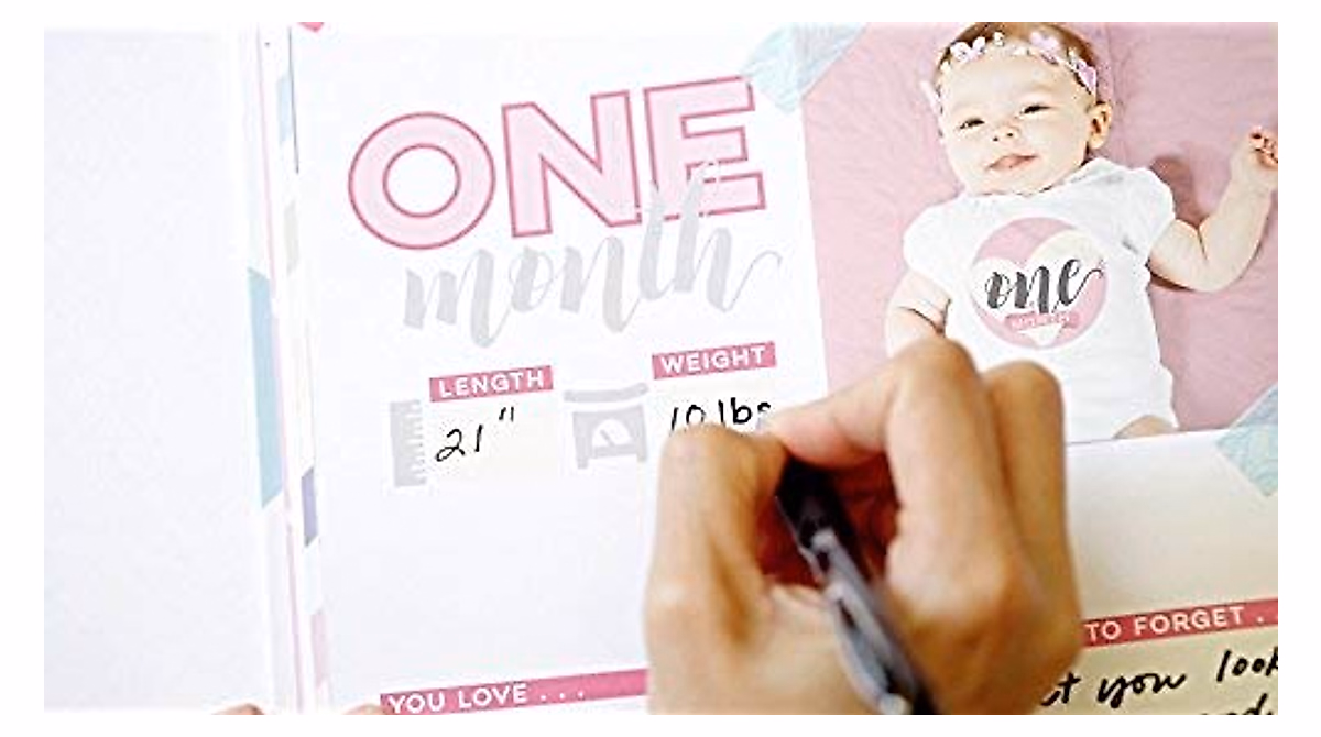 Bobee Hello Baby Memory Book for Milestones & Memories