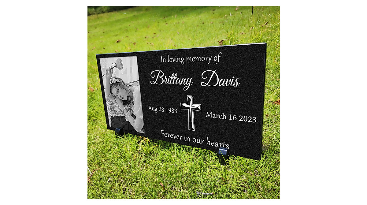 Personalized Headstone with Photo | Durable Memorial Stone