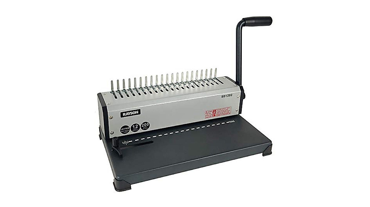 RAYSON SD1202 Comb Binding Machine - Professional Document Binding